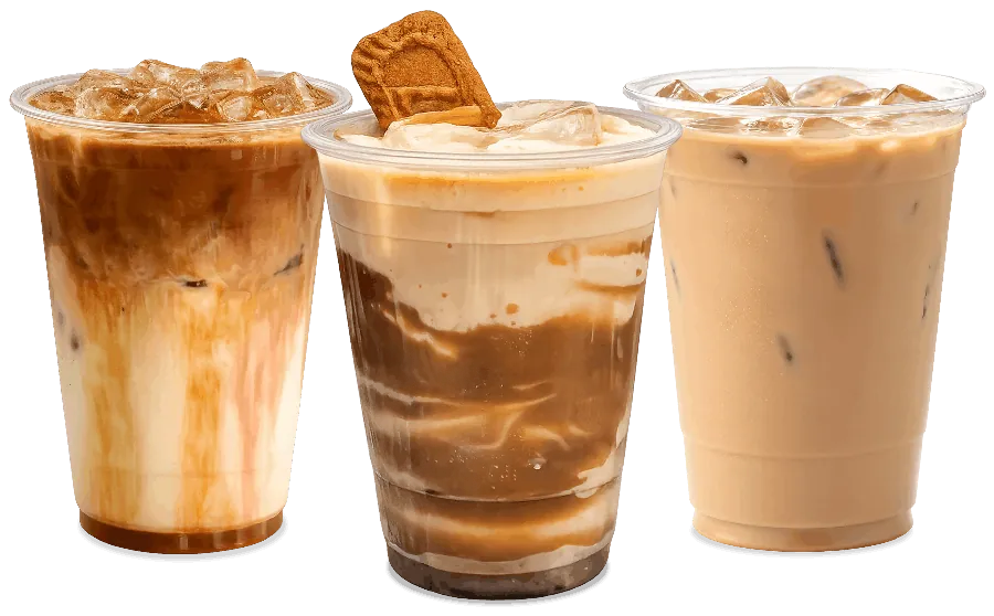 Trío de cafés fríos Isabel Bakery