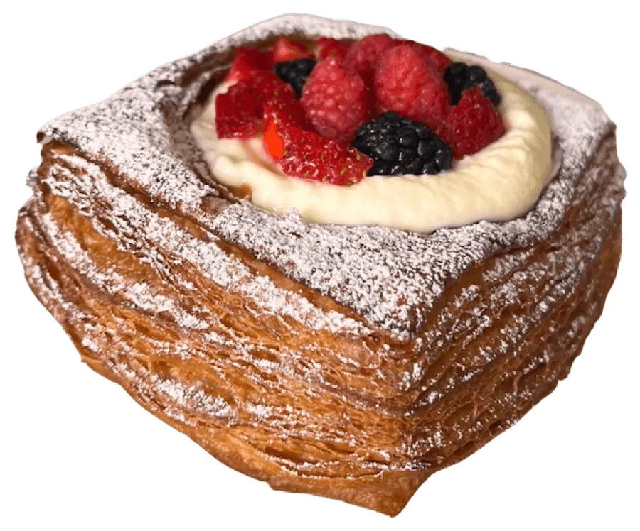 Danish de frutos rojos